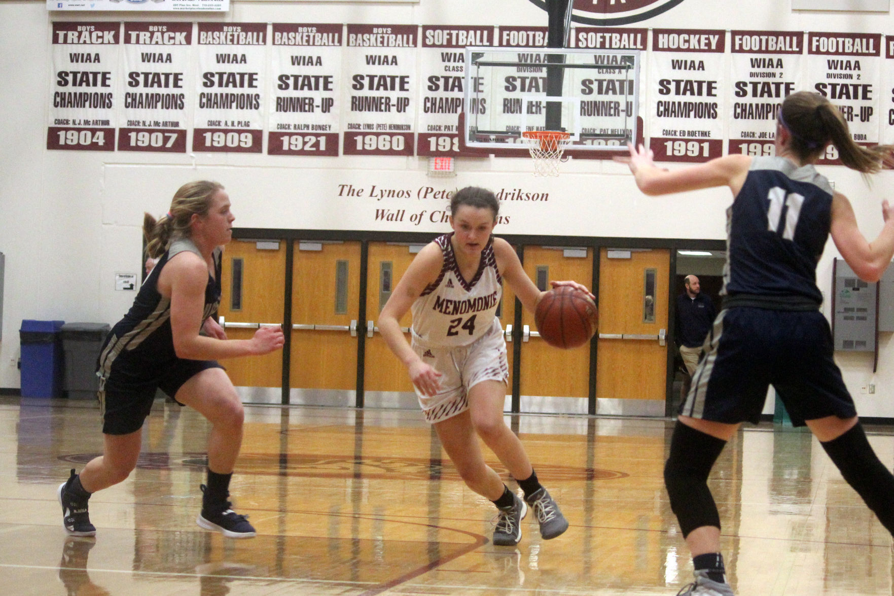Hudson at Menomonie girls basketball 1-10-20